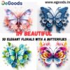 119-Beautiful-3D-Elegant-Florals-with-a-Butterflies-egoods.in