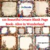 123-Beautiful-Ornate-Blank-Page-Book-Alice-in-Wonderland-egoods.in