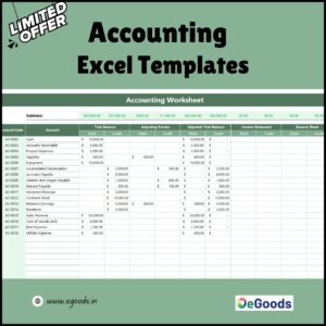 ACCOUNTING EXCEL TEMPLATES