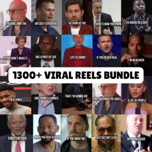 1300+ viral reels bundle